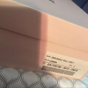 Justfab Dress Sandal “Mallory” Lemon